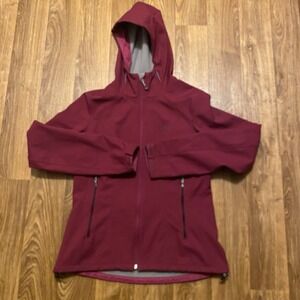 Mountain‎ Hardwear Jacket Women Small Pink Full Zip Hoodie Softshell